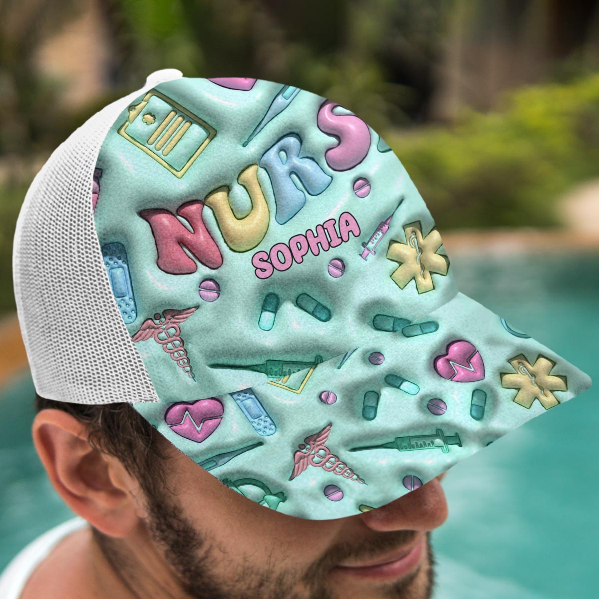 Nurse Life – Personalisierte Trucker-Mütze für Krankenschwestern