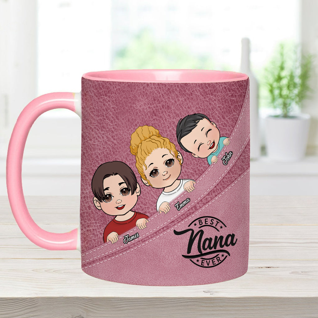 Beste Oma / Opa / Papa / Mama aller Zeiten - Personalisierte Tasse mit Oma-Akzent