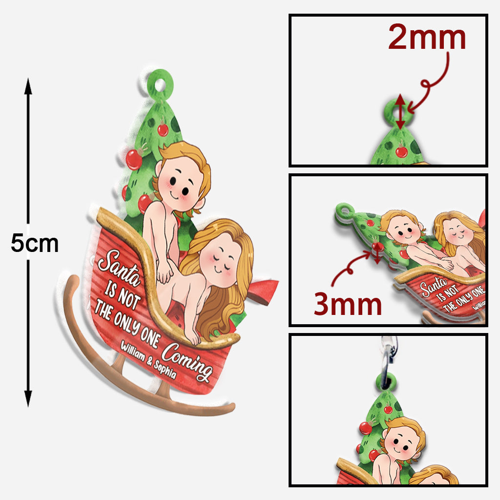 Nicht nur der Weihnachtsmann kommt – Personalisierter Schlüsselanhänger für Paare