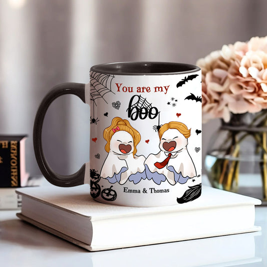 Du bist mein Schatz, mein Liebling – Personalisierte Tasse für Paare