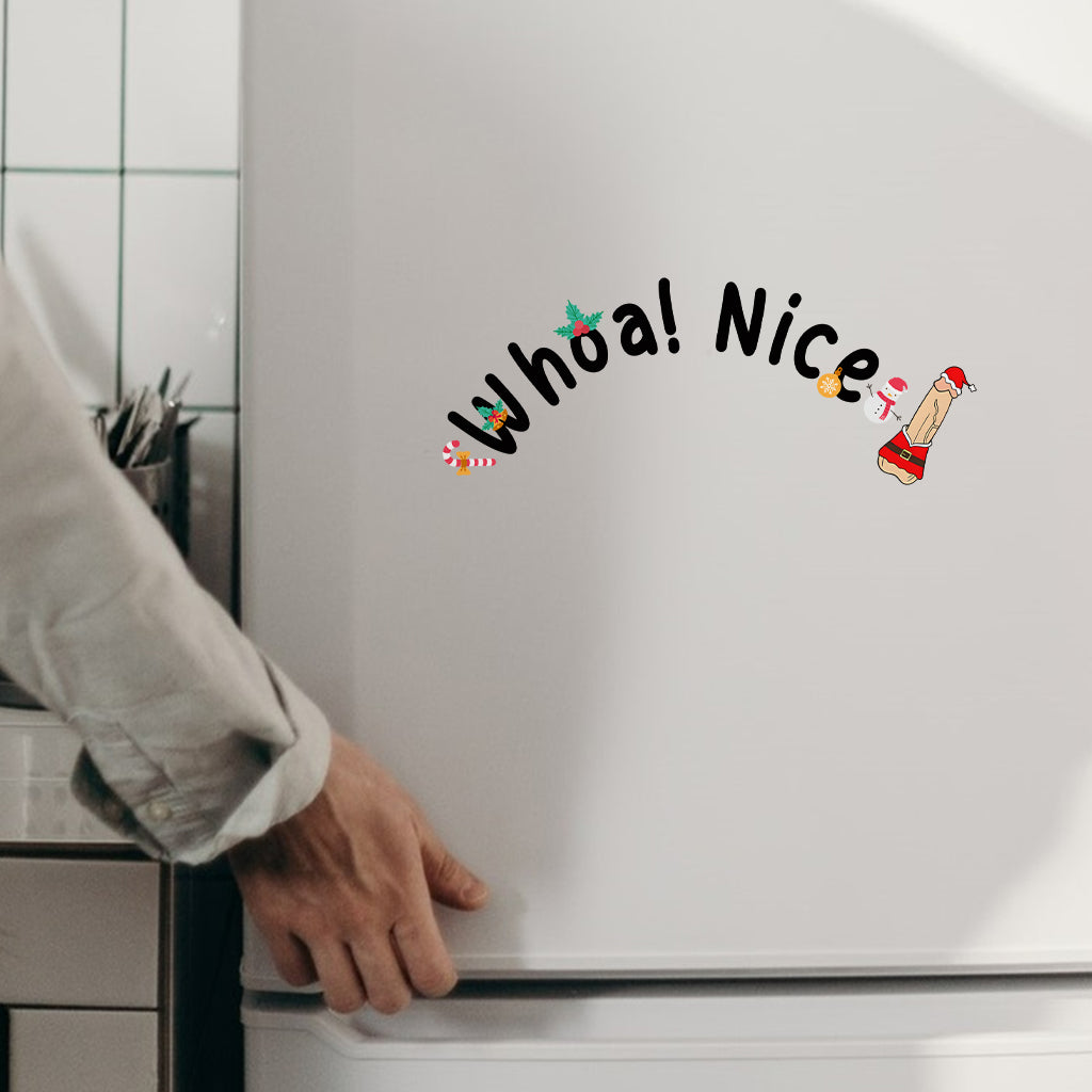 Whoa! Nice P - Personalized Couple Decal Die Cut