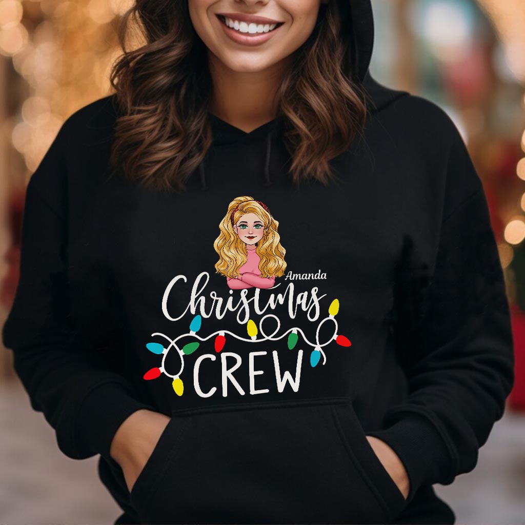 Christmas Crew - Personalized Christmas T-shirt And Hoodie