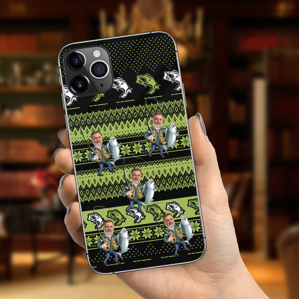 Angel-Fan – Personalisierte Handyhülle zum Thema Angeln