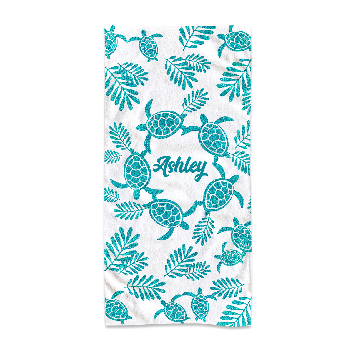 Turtle Lover - Personalized Sea Lover Beach Towel