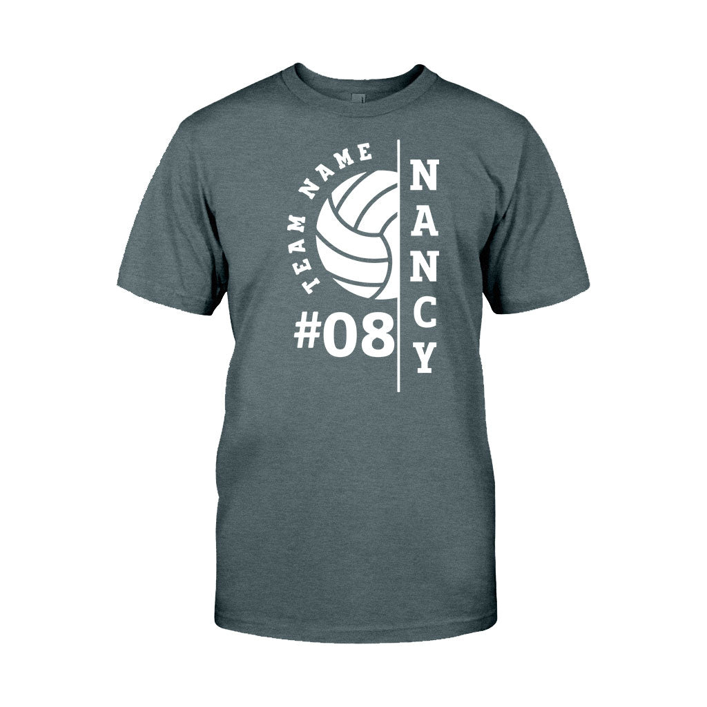 Volleyball lieben – Personalisiertes Volleyball-T-Shirt und Hoodie