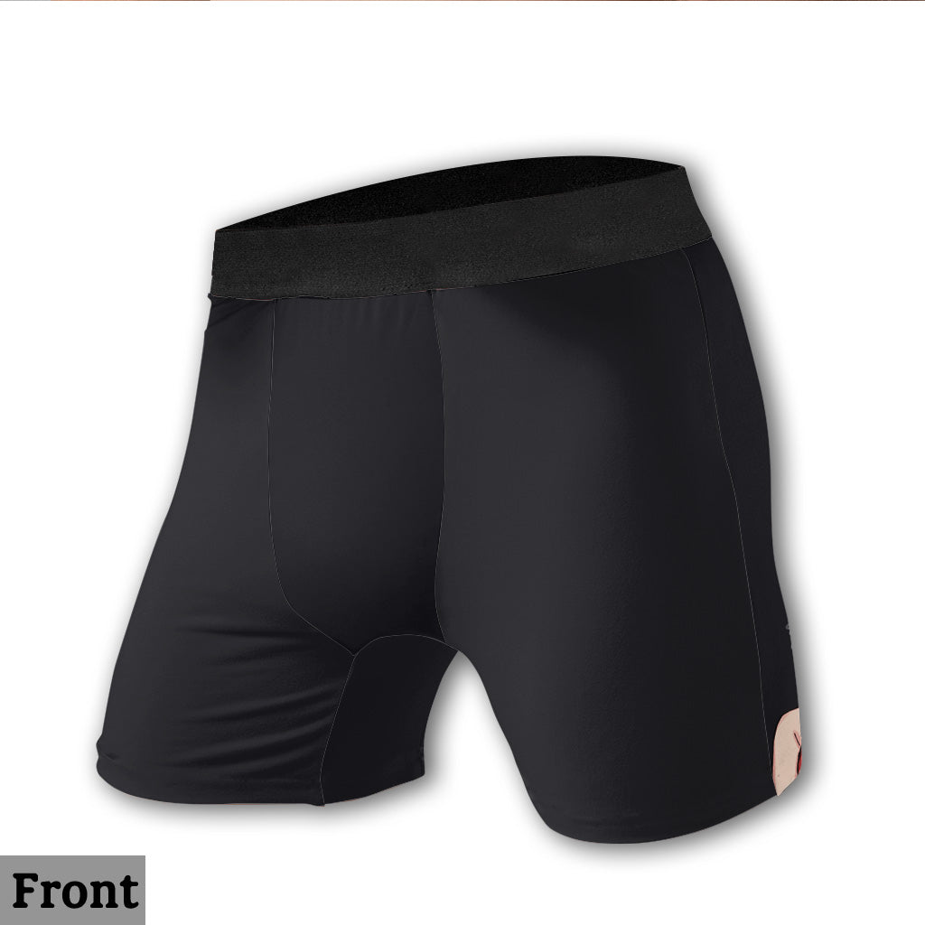 Diese süßen Wangen gehören mir – personalisierte Boxershorts für Paare