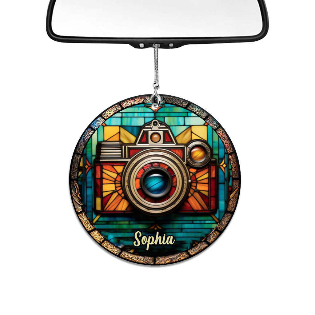 Just A Girl Who Loves Photography - Personalized Photography Car Ornament