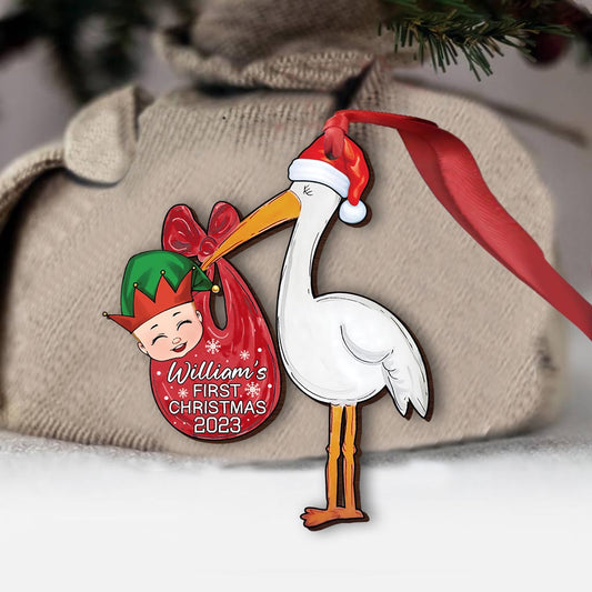 Erstes Weihnachtsfest für Babys – Personalisierter Neugeborenen-Weihnachtsschmuck