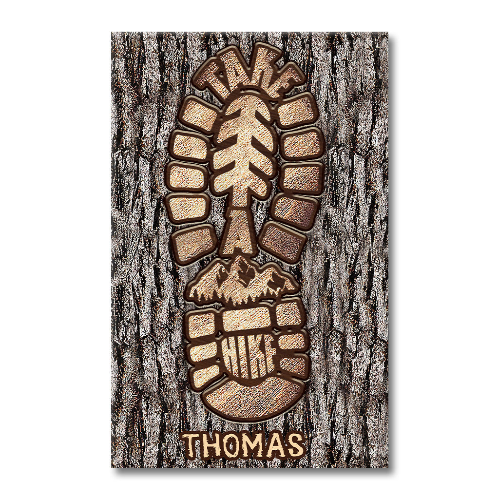 Take A Hike - Personalized Hiking Canvas And Poster