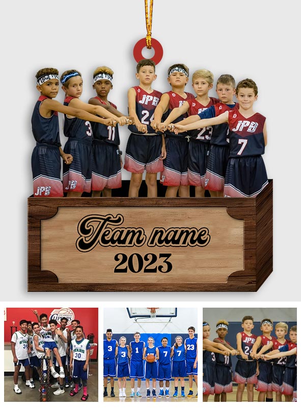 Basketball-Weihnachtsbaumschmuck – Personalisierter Basketball-Weihnachtsbaumschmuck
