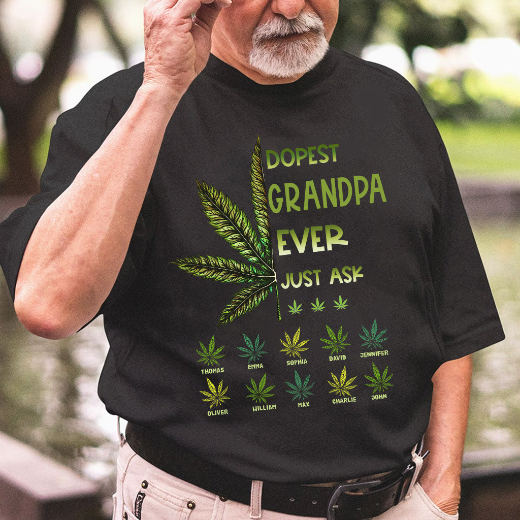 Der coolste Papa aller Zeiten – Geschenk für Papa, Oma, Opa, Mama, Onkel, Tante, Bruder, Schwester – Personalisiertes T-Shirt und Hoodie