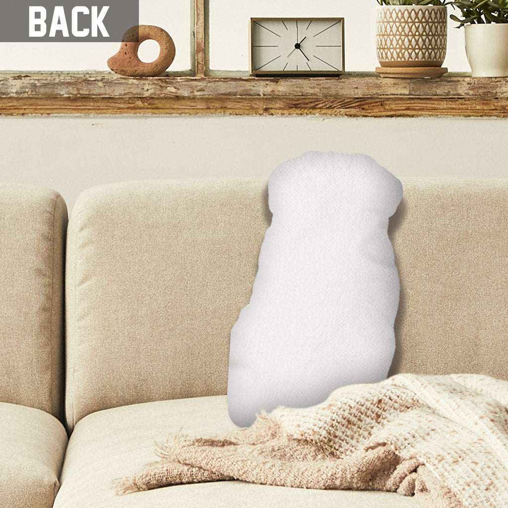 Individuelles Foto-Humanoid-Kissen in Hundeform