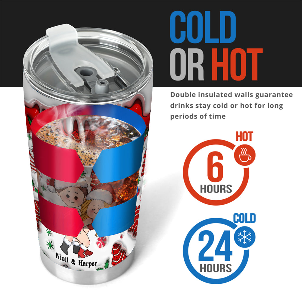 I Like You How I Like My Coffee Hot And Inside Me - Personalized Couple Tumbler