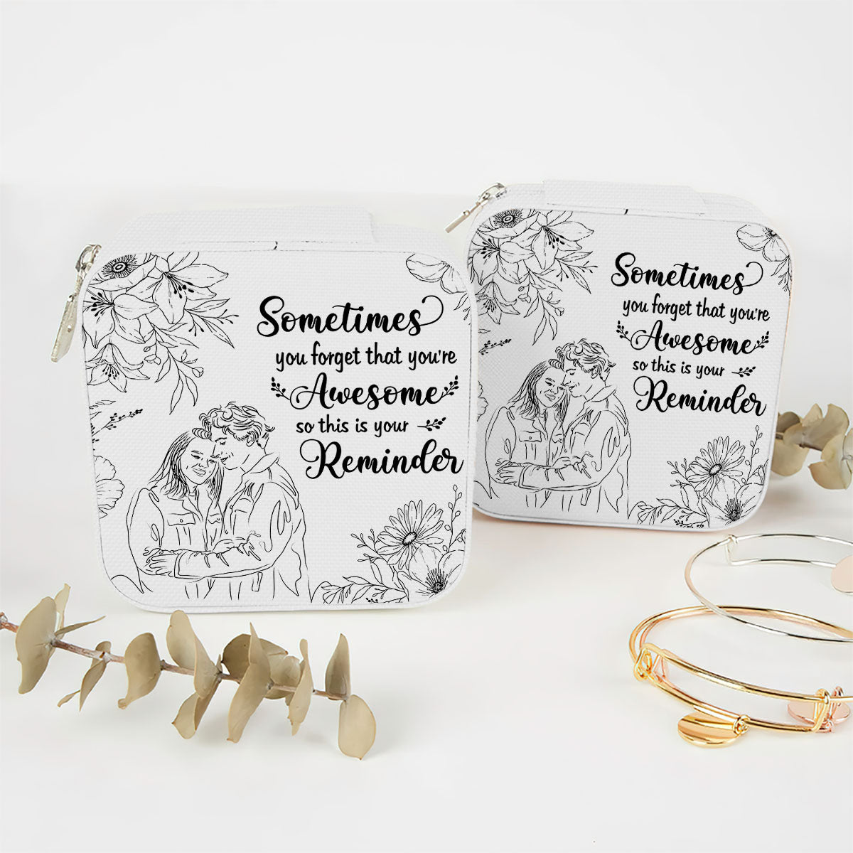 Du bist großartig – Personalisierte Schmuckschatulle für Paare