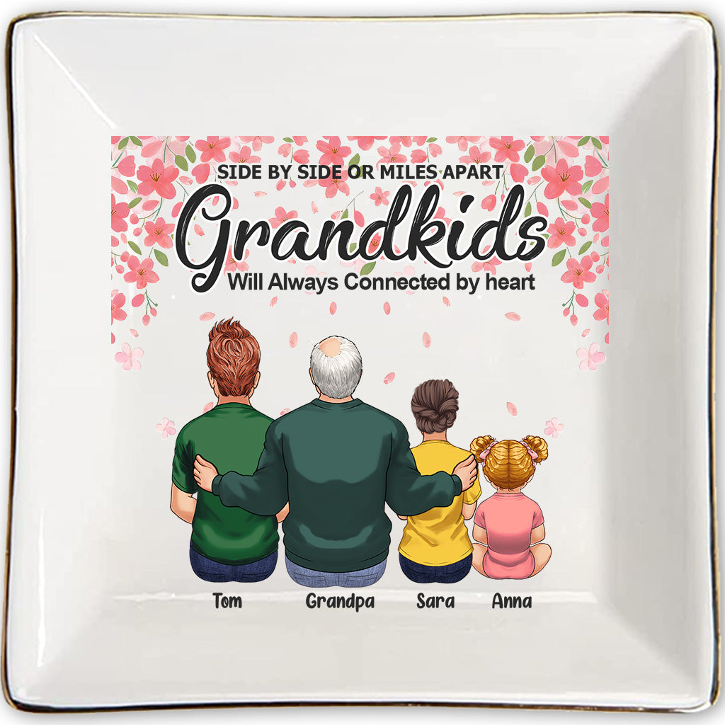 Seite an Seite – Geschenk für Oma und Opa – Personalisierte Schmuckschale