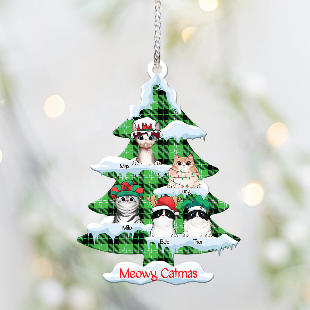 Meowy Catmas - Personalized Cat Ornament