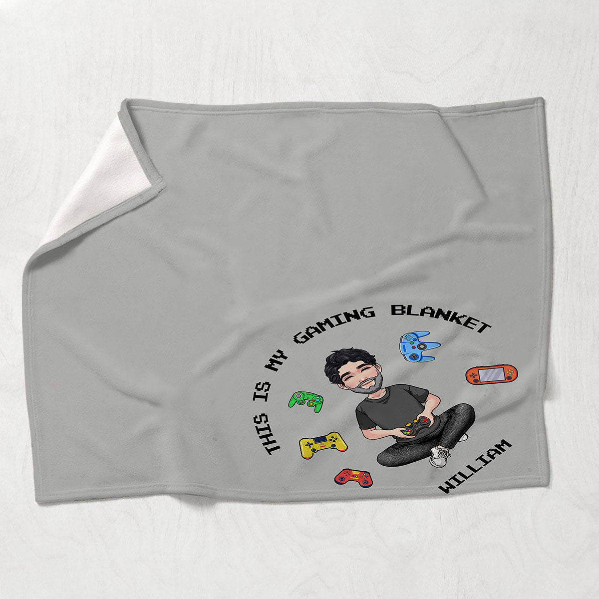 Das ist meine Gaming-Decke – personalisierte Videospiel-Decke