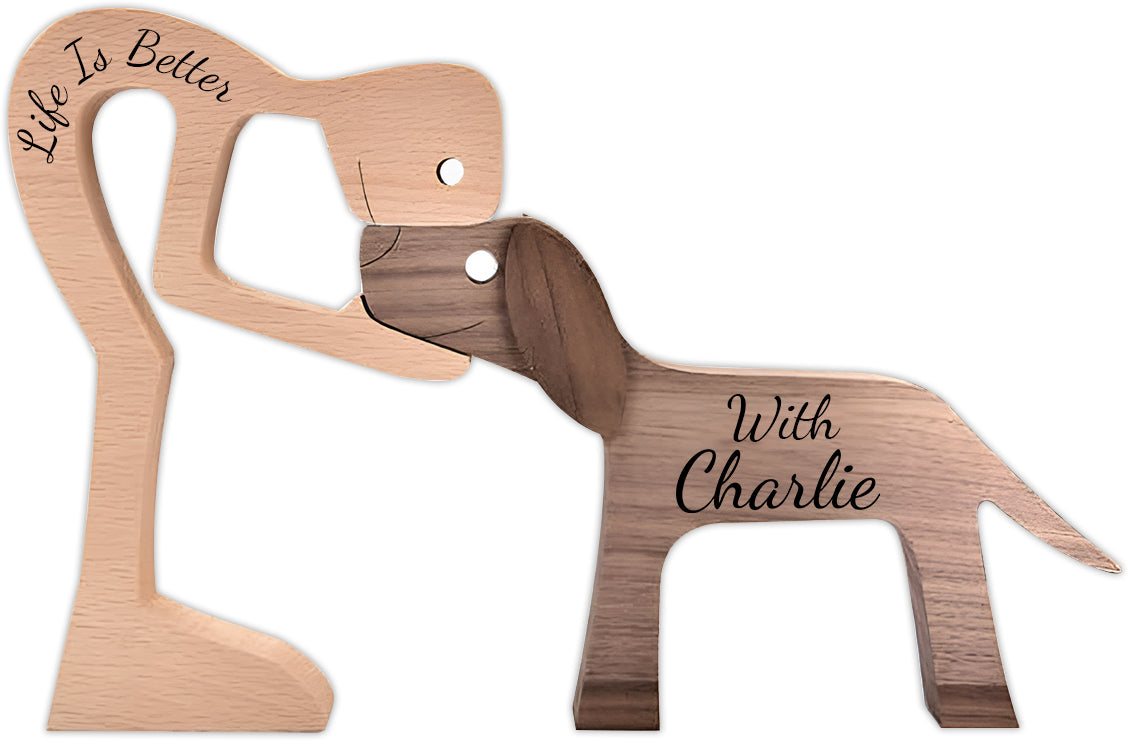 Ich vermisse dich immer noch – Personalisierte Hunde-Dekofiguren