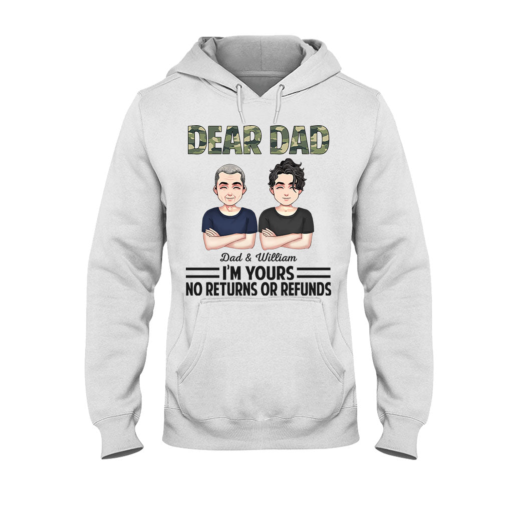 Liebe Mama, lieber Papa, ich gehöre zu euch – Geschenk für Mama und Papa – Personalisiertes T-Shirt und Hoodie