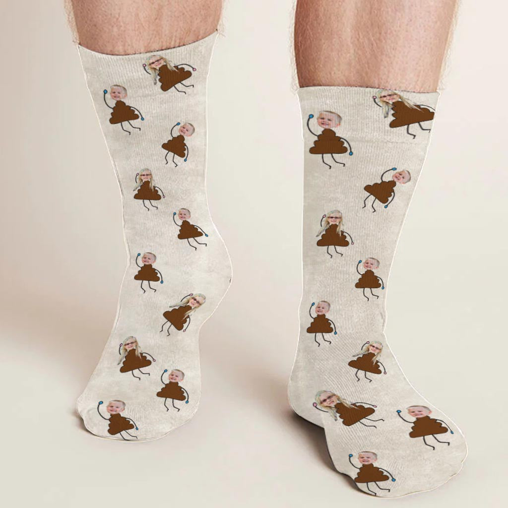 Papas kleine Lieblinge – Geschenk für Papa, Opa, Mama, Onkel, Tante, Oma – Personalisierte Socken