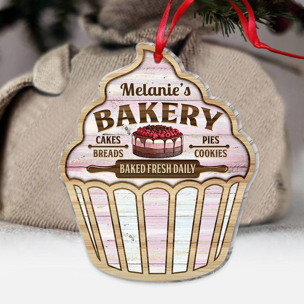 Einfach ein Mädchen, das Backen liebt – personalisierter Backschmuck