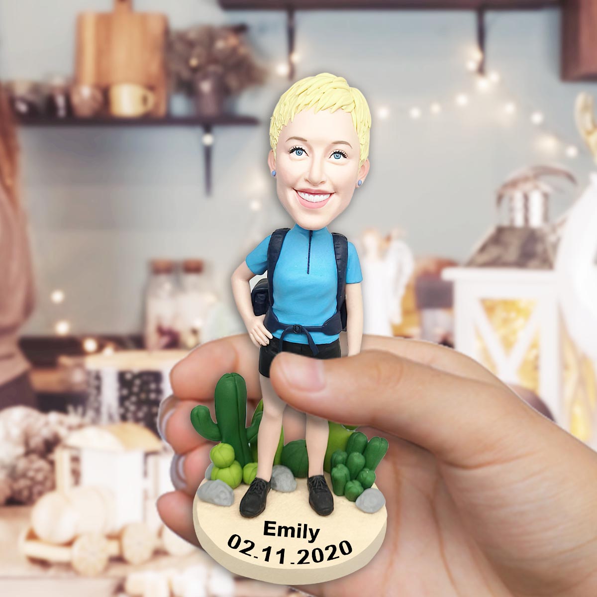 Hiking Society – Personalisierte Wander-Wackelkopffigur