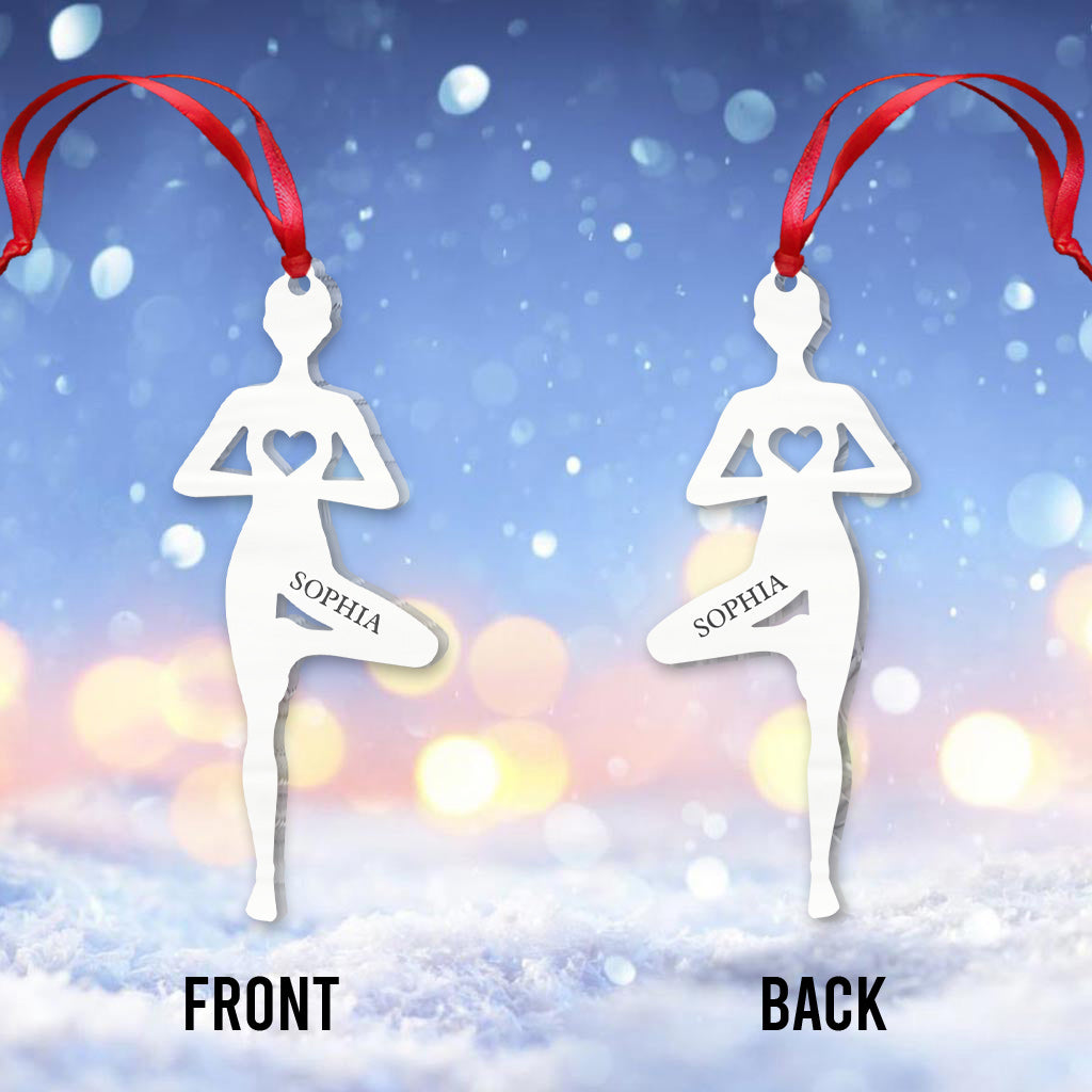 Yoga lieben – Personalisierter Yoga-Anhänger