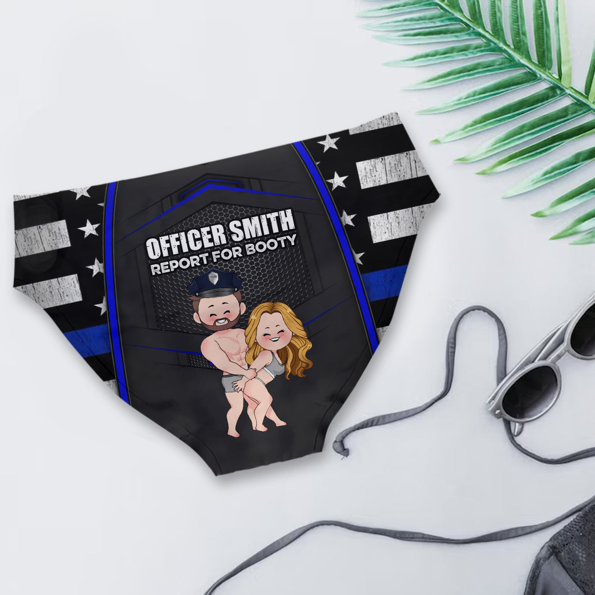 Bericht für Booty - Personalisierte Damenslips für Polizistinnen