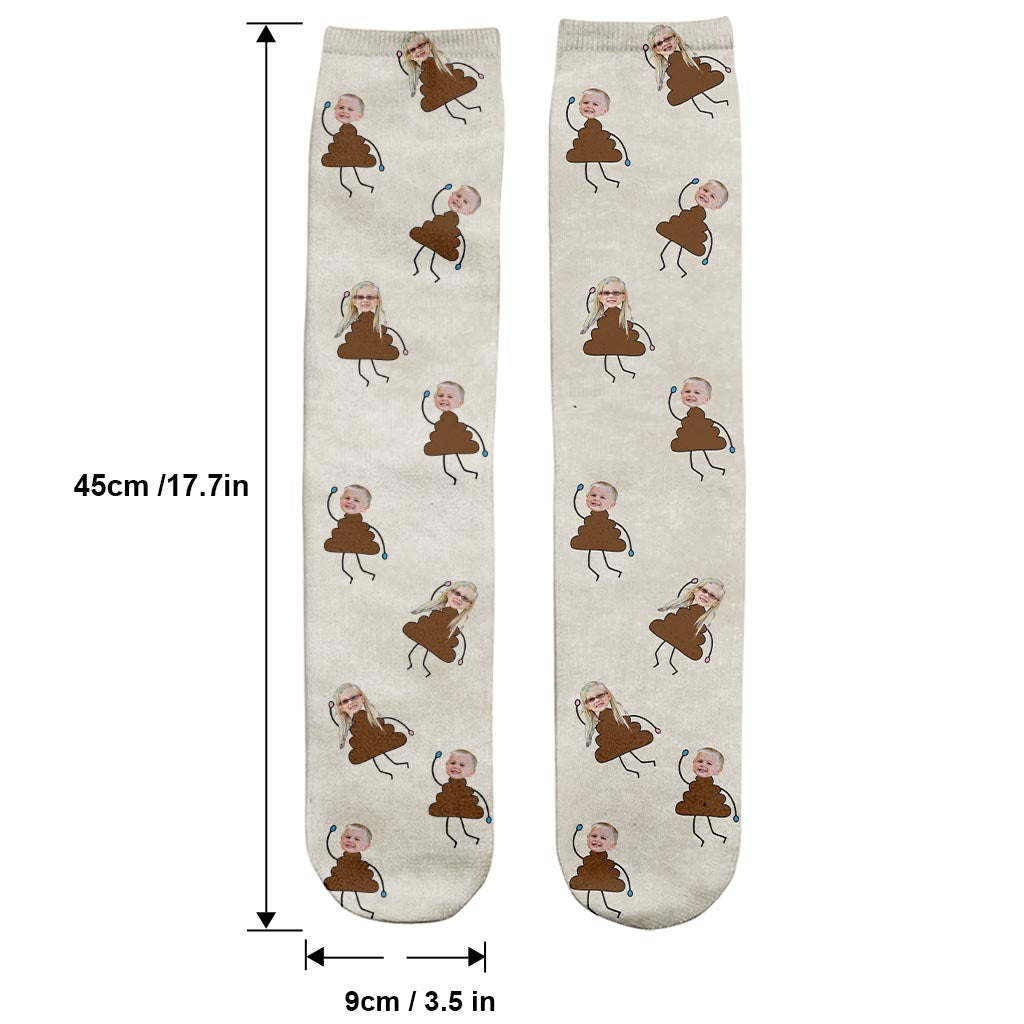 Dad's Little Cuties - Gift for dad, grandpa, mom, uncle, aunt, grandma - Personalized Socks