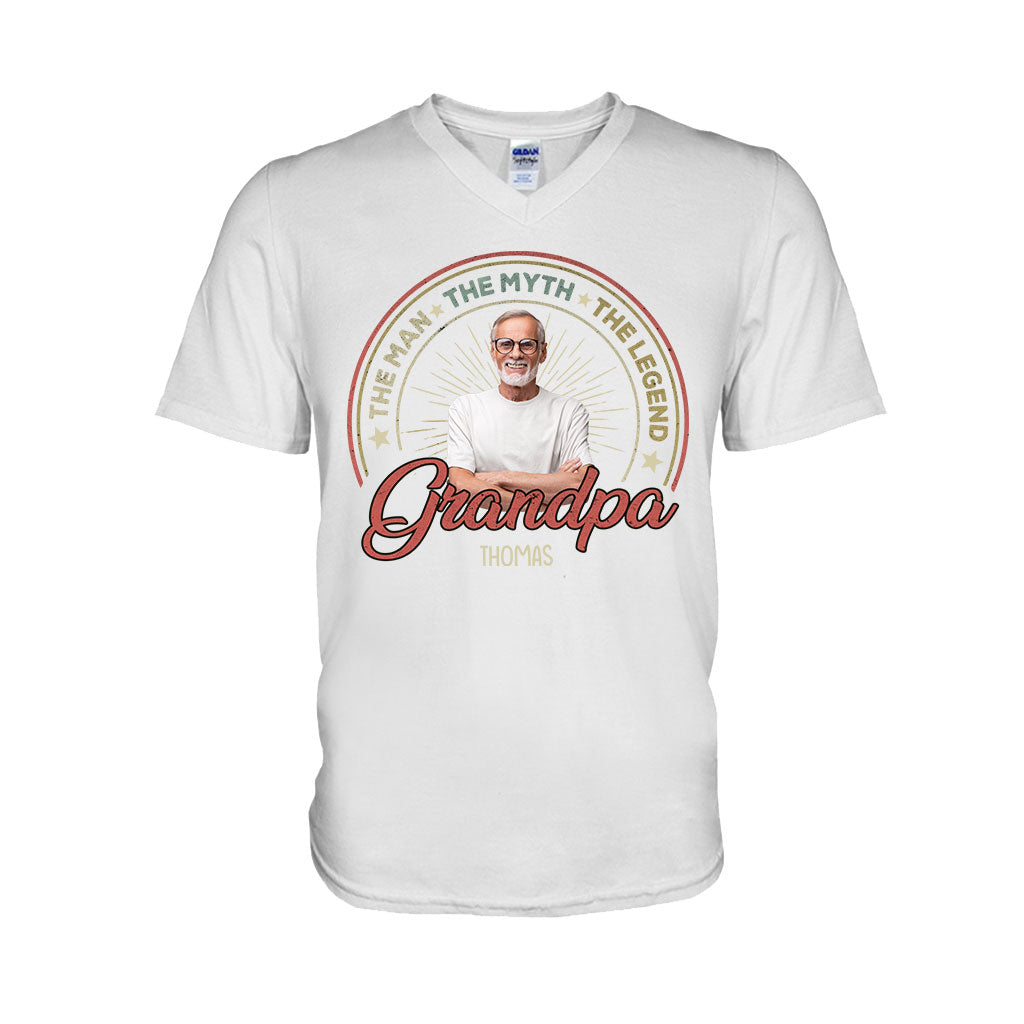 The Man The Myth The Legend - Gift for dad, grandpa - Personalized T-shirt And Hoodie