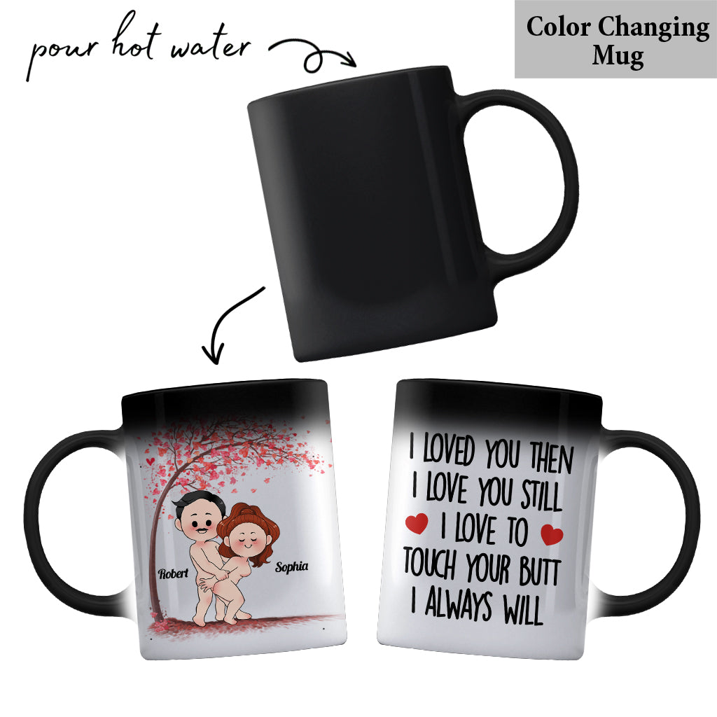 Ich liebte dich damals – Personalisierte Tasse für Paare