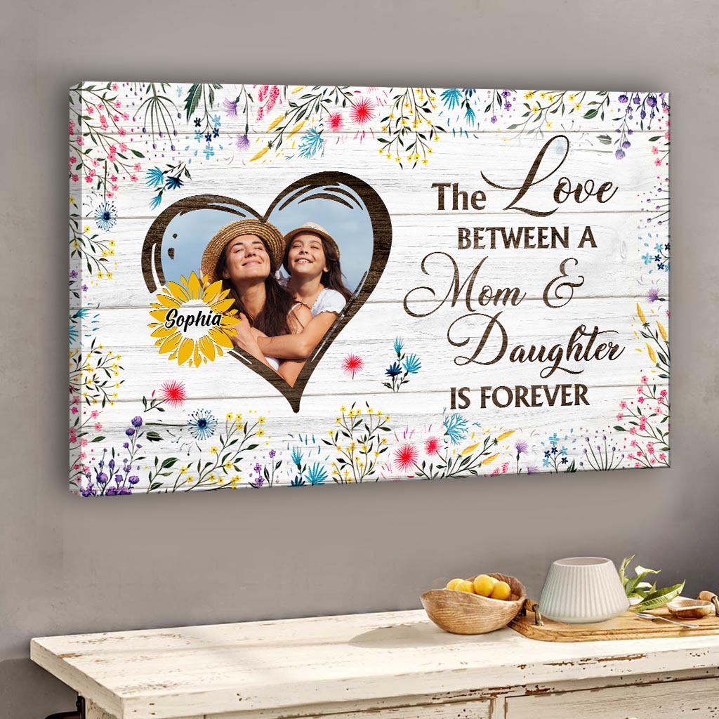 Wenn Mütter Blumen wären – Personalisierte Leinwand und Poster für Mütter