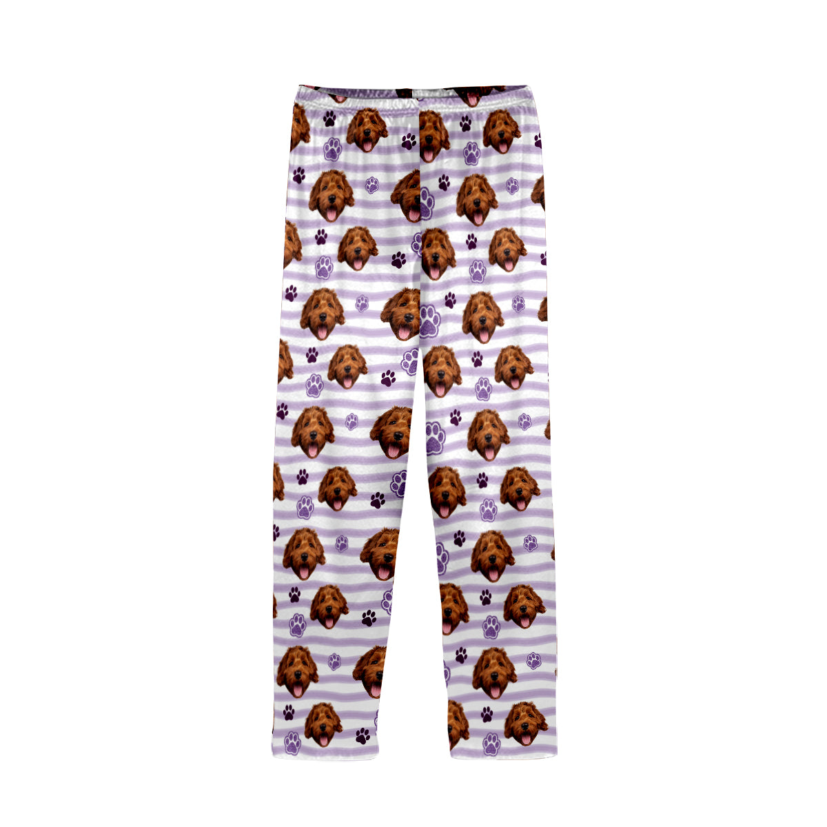 Hundemama-Vibes – Personalisierter Hunde-Pyjama mit Knopfleiste