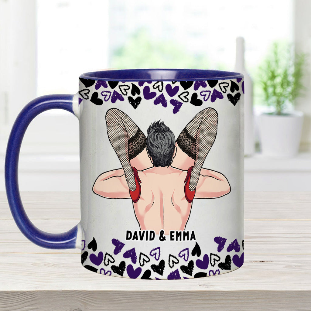„Ich liebe dein Gesicht“ – personalisierte Tasse für Paare
