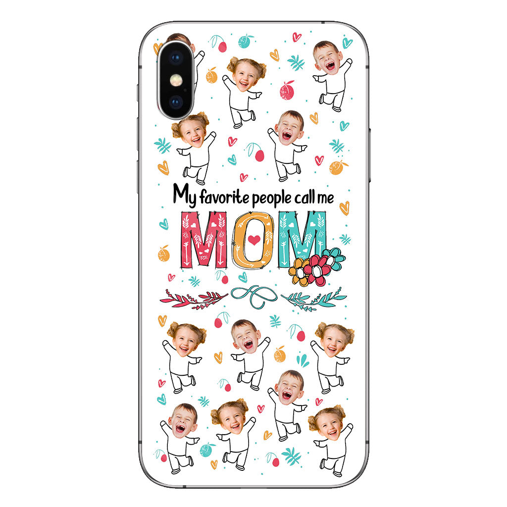 Meine Lieblingsmenschen nennen mich Nana – Geschenk für Oma, Mama – Personalisierte Handyhülle