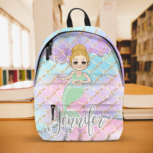 Kleine Meerjungfrau – Personalisierter Familienrucksack