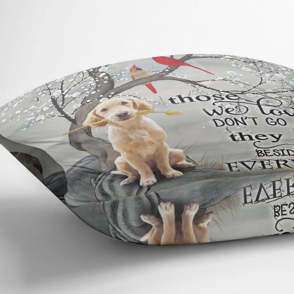Deine Flügel waren bereit, aber mein Herz nicht – personalisiertes Hunde-Kissen