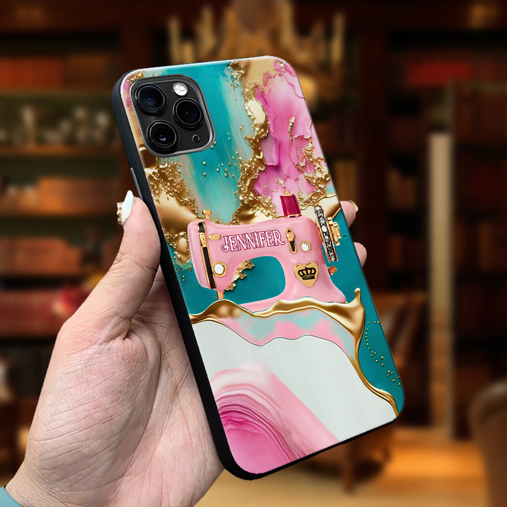 Love Sewing - Personalized Sewing Phone Case