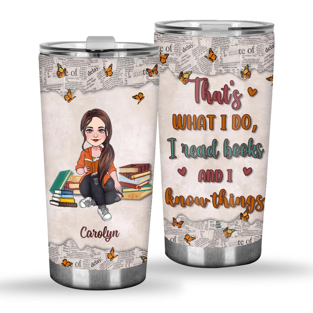 I Love Days When My Only Problem Is Which Book To Read - Book gift for mom, daughter, girlfriend, wife - Personalized Tumbler