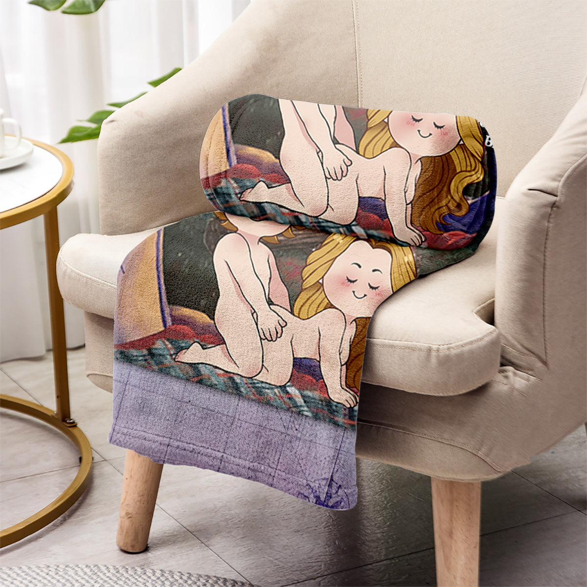 Gemeinsam sind wir am liebsten – personalisierte Campingdecke