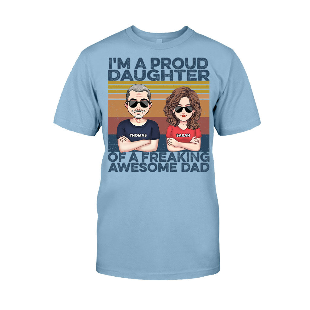 Wie der Vater, so der Sohn – Geschenk für Papa – Personalisiertes T-Shirt und Hoodie