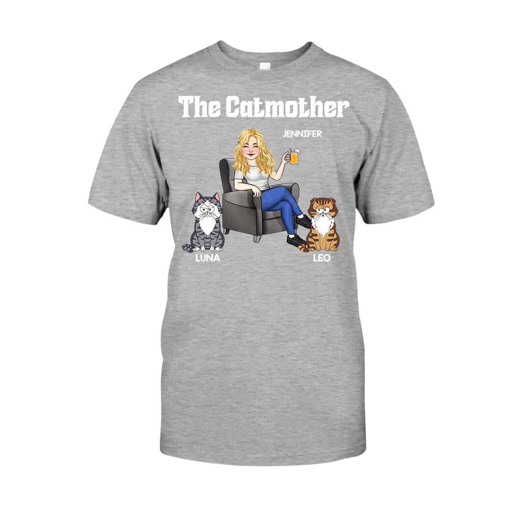 Die Katzenmutter – Personalisiertes Katzen-T-Shirt und Hoodie