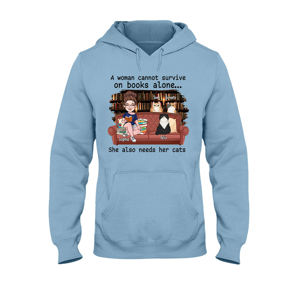 Einfach ein Mädchen, das Bücher liebt – personalisiertes Buch-T-Shirt & Hoodie