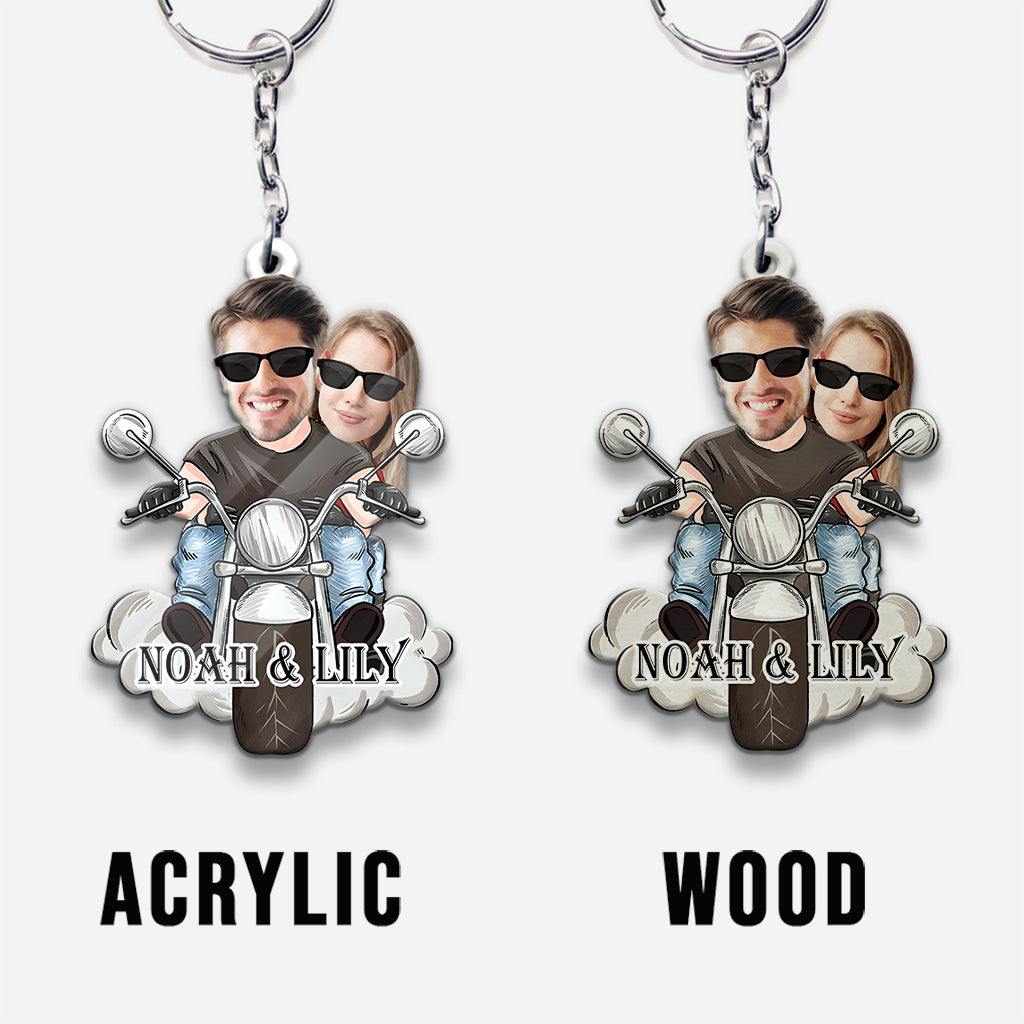 I'll Always - Biker gift for husband, wife, boyfriend, girlfriend - Personalized Keychain