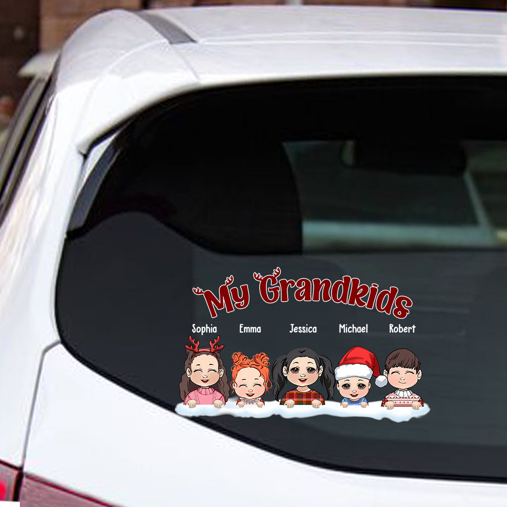 Unser Weihnachten – Personalisierter Oma-Aufkleber (Vollversion)