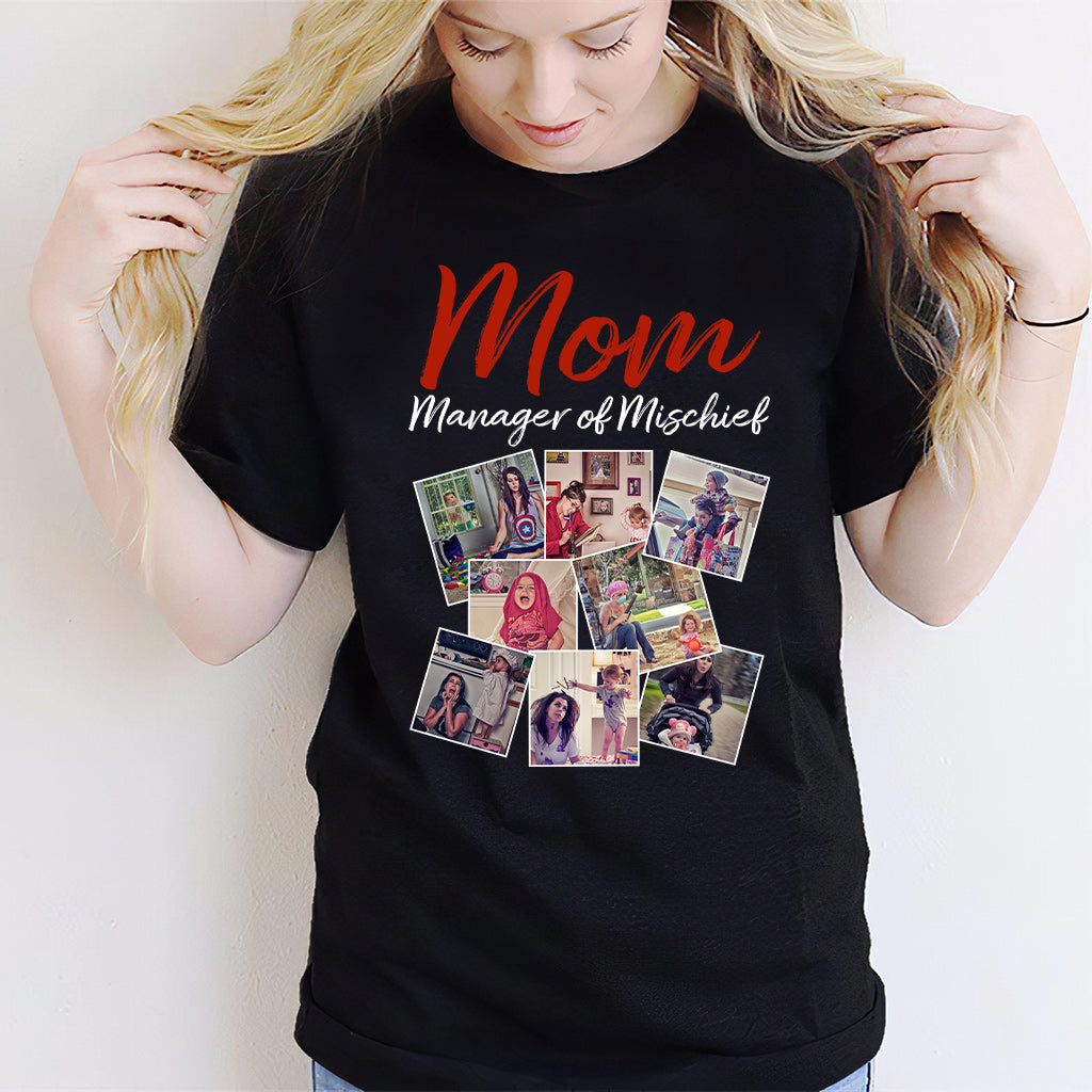 Mama, die für Chaos sorgt – Personalisiertes Mutter-T-Shirt und Hoodie