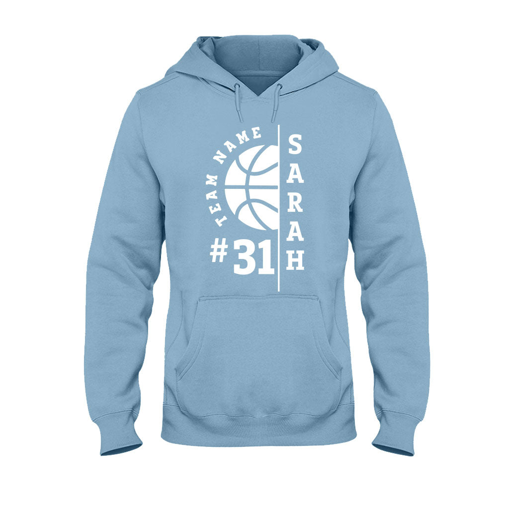 Liebe Basketball – Personalisiertes Basketball-T-Shirt und Hoodie