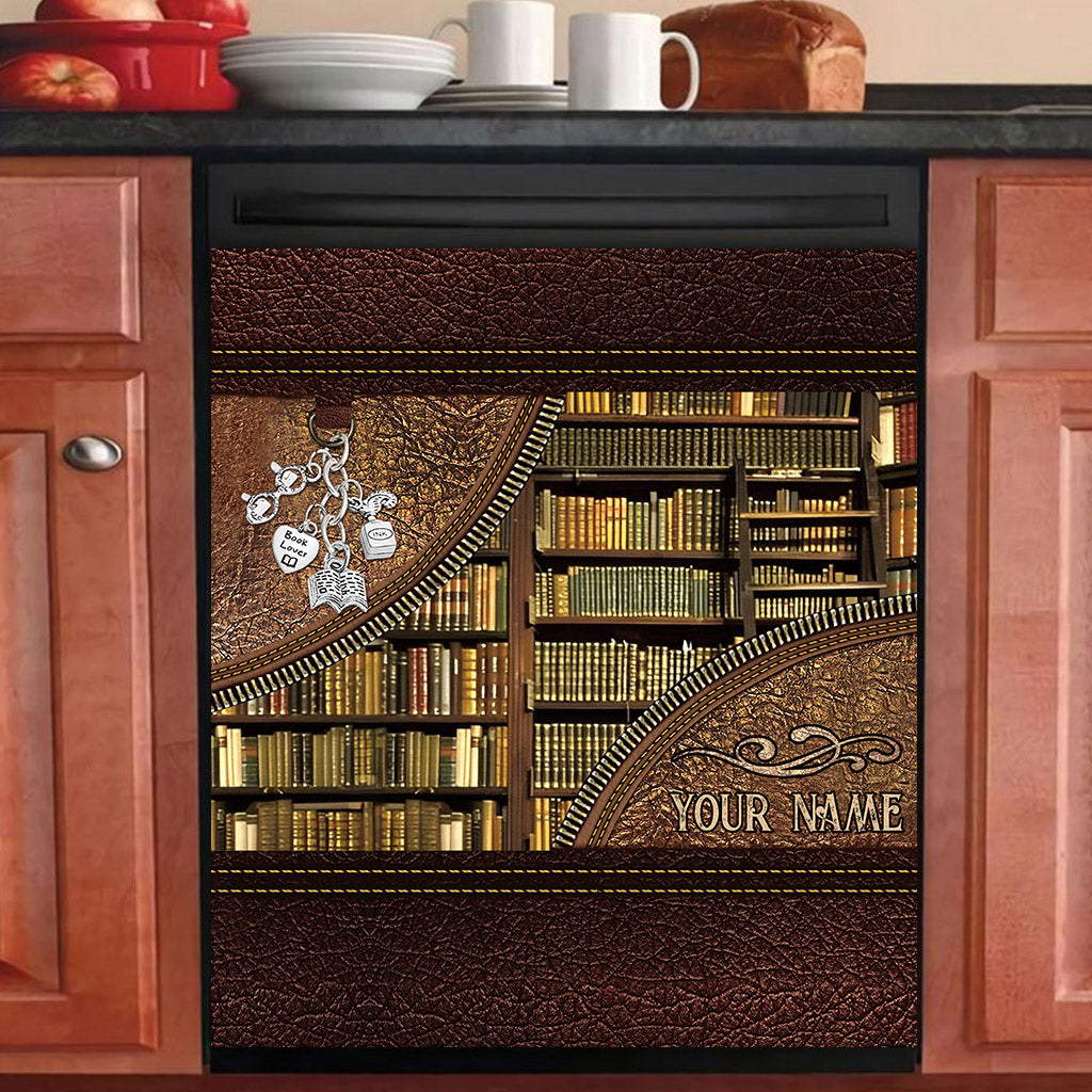 Library - Personalized Librarian Dishwasher Cover