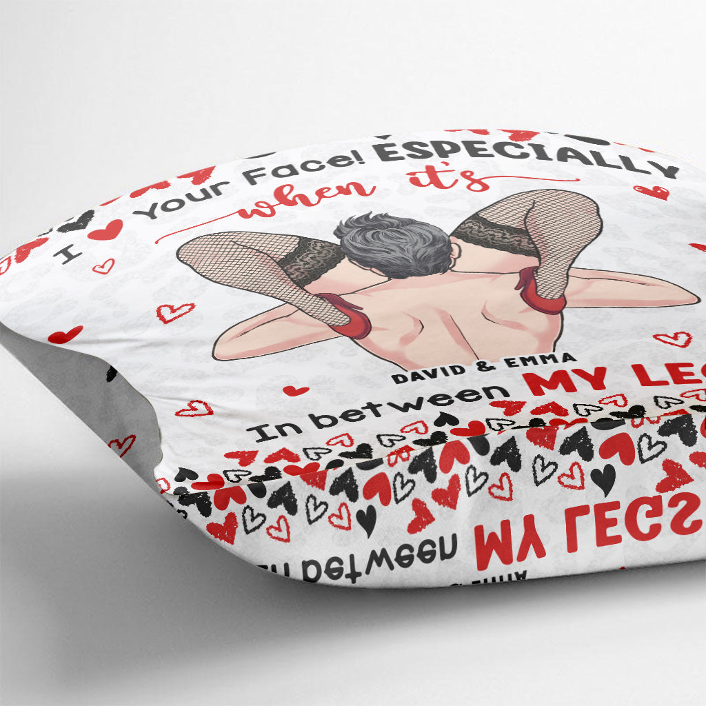„Ich liebe dein Gesicht“ – Personalisiertes Pärchenkissen
