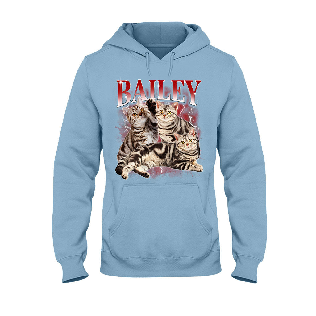 Individuell gestaltetes Bootleg-Rap-T-Shirt – Geschenk für Hunde- und Katzenliebhaber – Personalisiertes T-Shirt und Hoodie